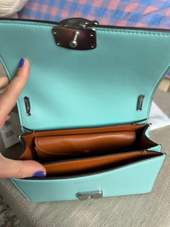 Coach Bandit Crossbody in Faded Blue/Silver - Picture 8 of 12